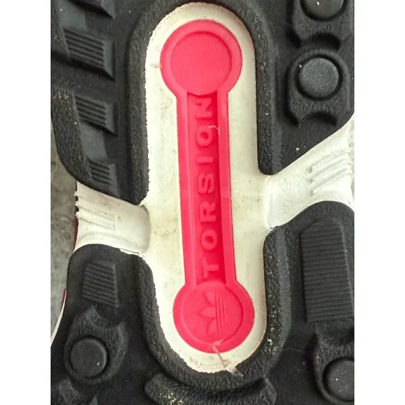 Adidas Torsion Womens Sneakers Navy/Pink Size 6 Athletic Running Shoes Geometric - Picture 16 of 16